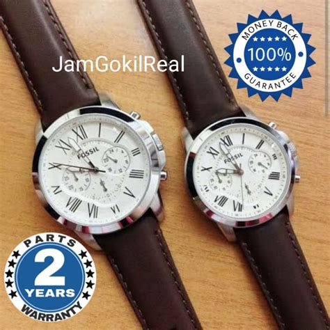 jam tangan fossil couple original